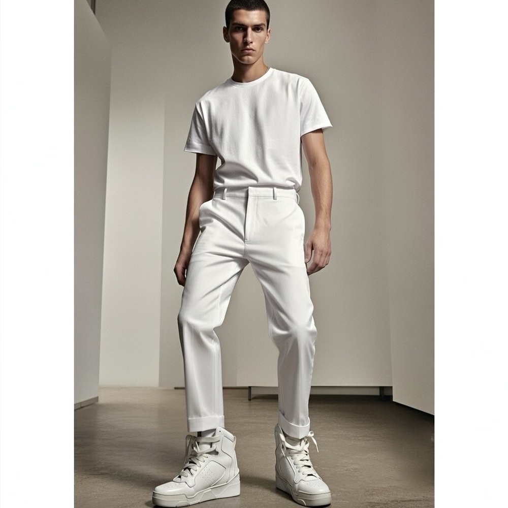 Givenchy Cream High-Top Sneakers